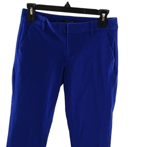 Tommy Hilfiger Pants Blue Madison Stretch Slim Fit Womens Size 0 - Picture 2 of 6